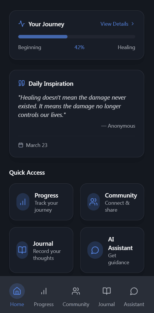 PsyNav App Screenshot